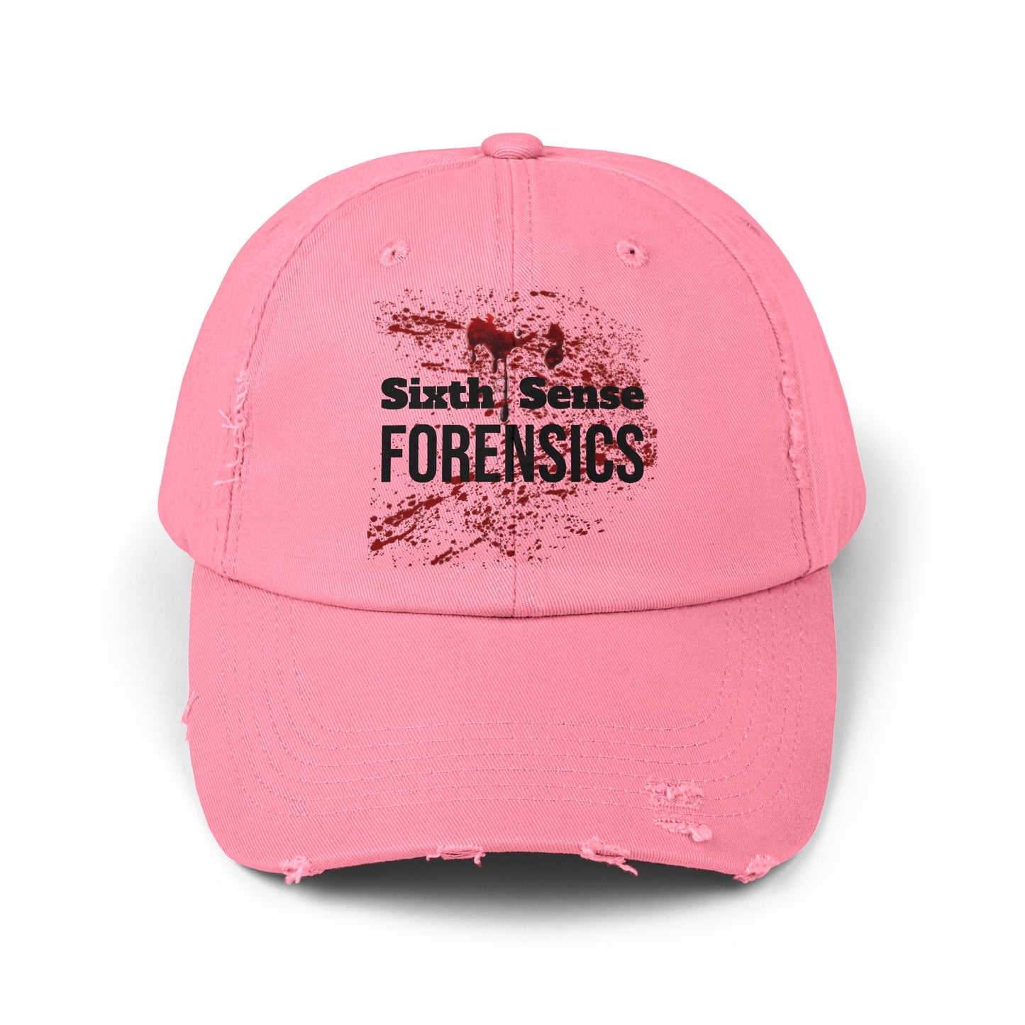 Sixth Sense Forensics Unisex Distressed Cap